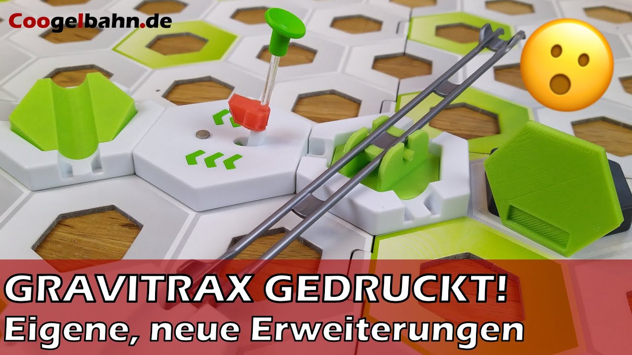 Eigene GraviTrax-Erweiterungen & MEHR 🔥 Transfer-Magnet 🔥 Wippe 🔥 Kugelstupser 🔥 Kugellösestift