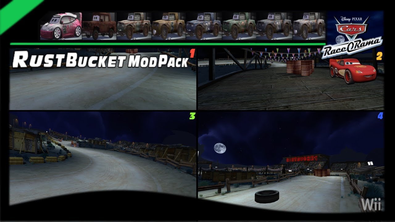 Cars: Race-O-Rama (Wii) - Mater-National Rustbucket Pack showcase