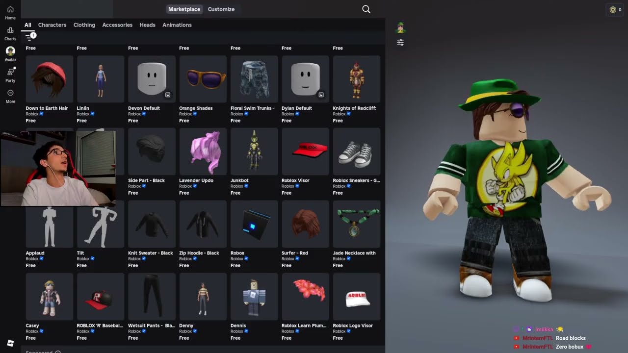 Playing Squid game in Roblox