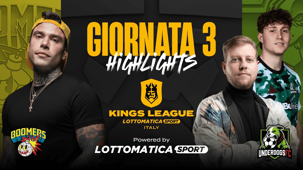 BOOMERS vs UNDERDOGS FC | Highlights | Round 03 | Split 2 | KINGS LEAGUE LOTTOMATICA.SPORT ITALY