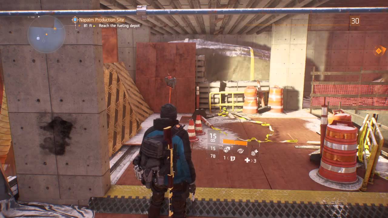 The Division: Daily Missions with Sidearm only