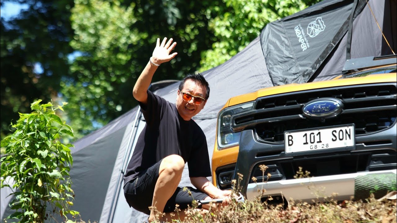 Camping Bersama BLACKCAMP INDONESIA di Rengganis Campsite | Unboxing Silver Play Button | #인도네시아캠핑