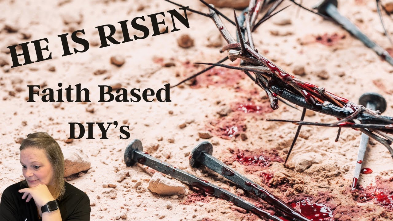 6 Beautiful Faith Based Easter DIY's | He is risen Decor | Religious Easter Decor