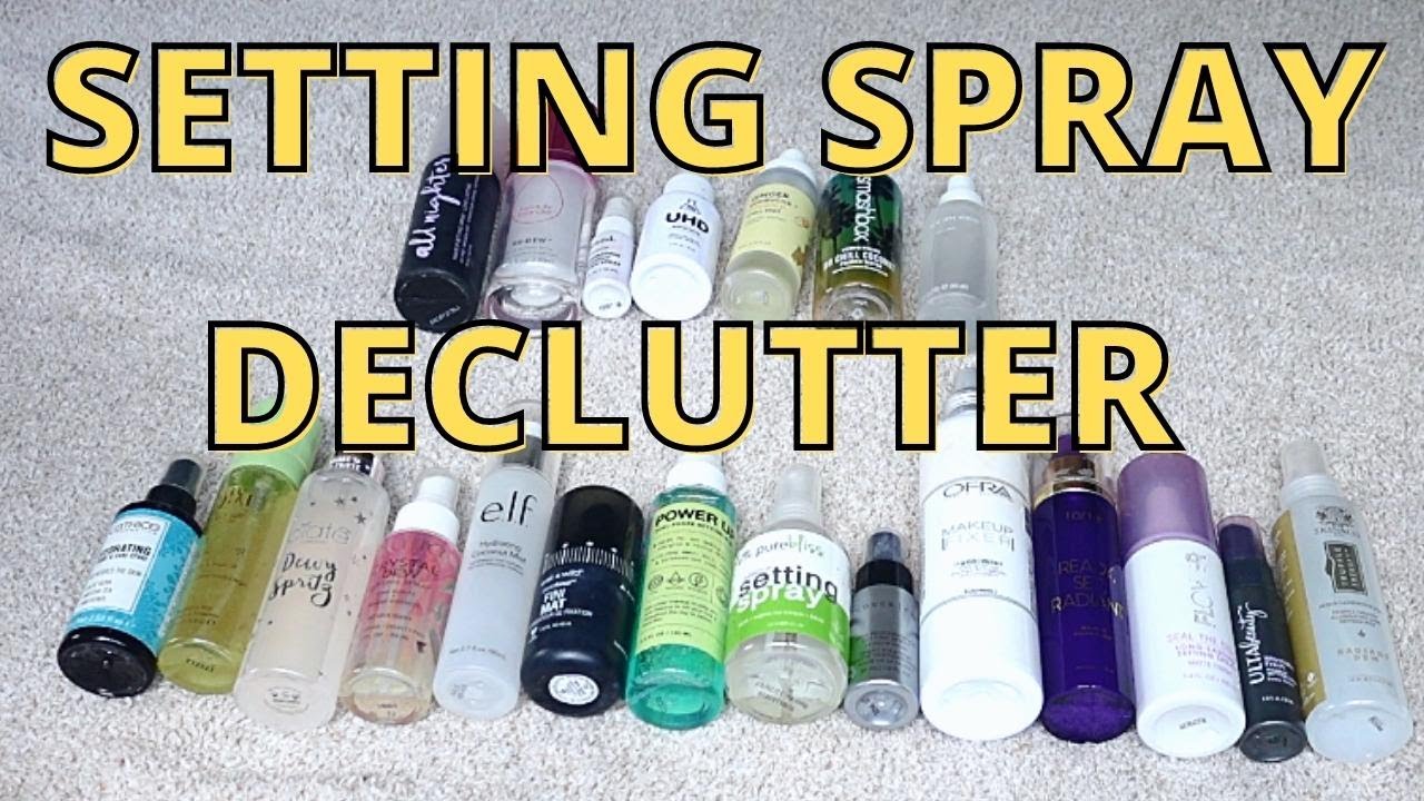 Setting Spray Declutter
