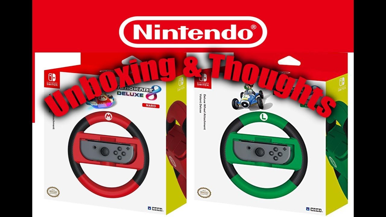 Mario Kart 8 DX Joy-con Wheels for Nintendo Switch - Unboxing & Thoughts