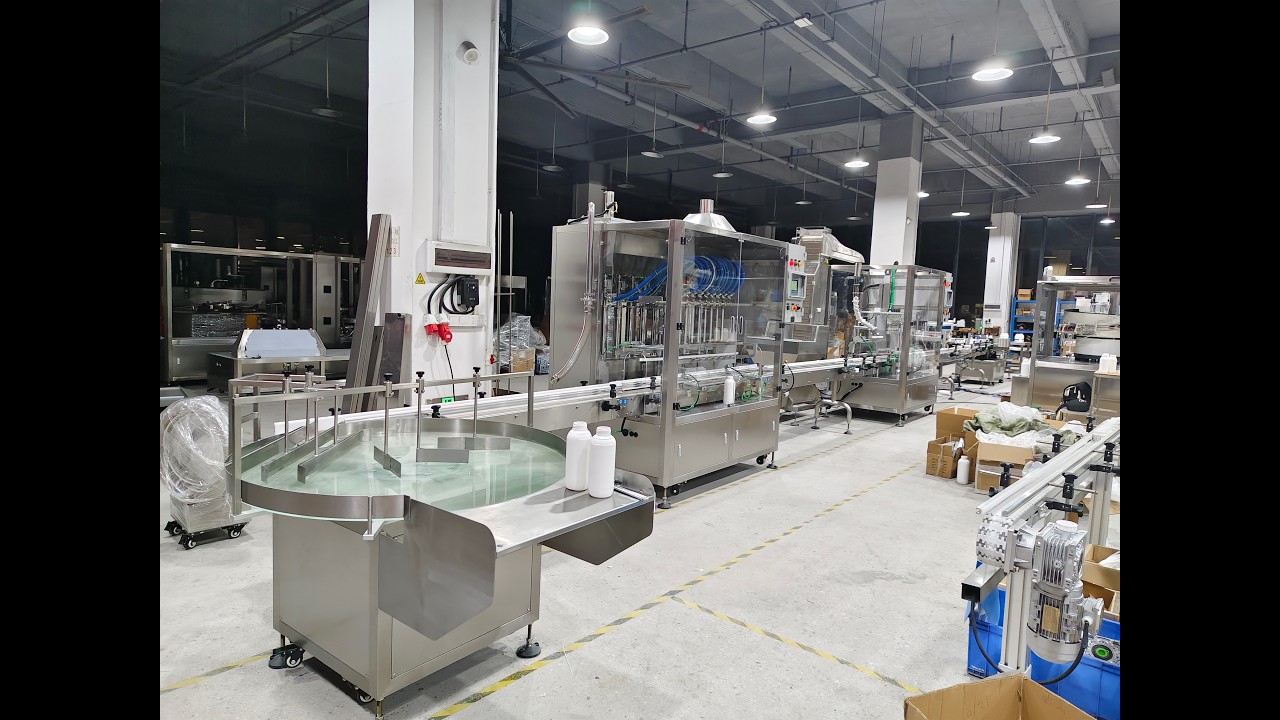 8 spouts #pesticides filling capping aluminum foil sealing detector labeling machines chemical line