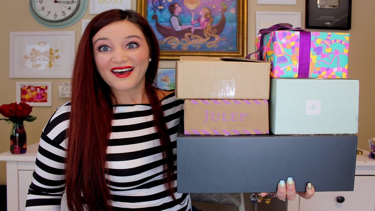 UNBOXING LIMITED EDITION HOLIDAY SUBSCRIPTION BOXES | PSMH. IPSY. BIRCHBOX. LUSH COSMETICS. ETC.