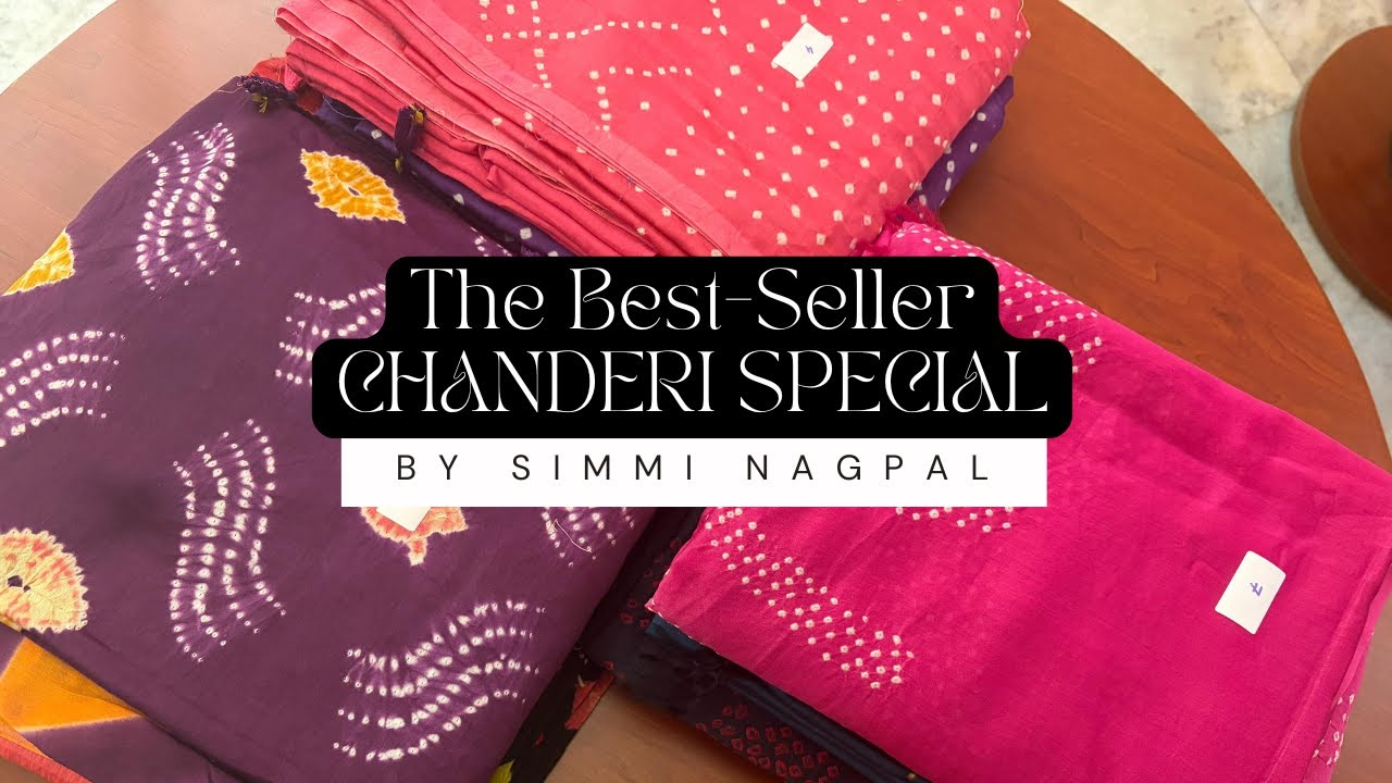 LIVE:  Chanderi Special: Bandhej Clamp Suits & Rai Bandhej Collection | New Arrivals 2026