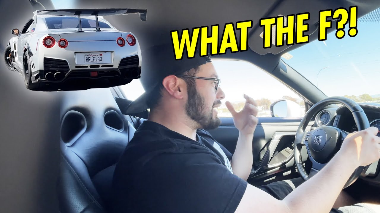 HIS FIRST TIME DRIVING MY 750+ HP NISSAN GTR!