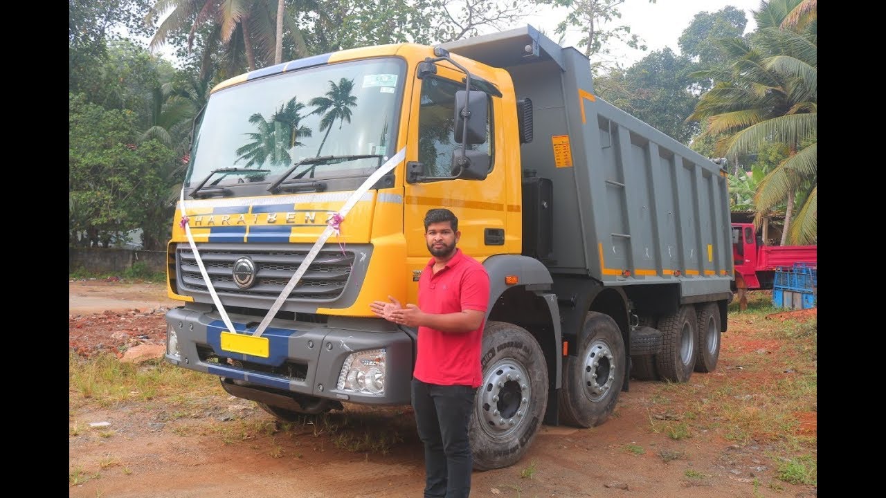 Bharat Benz 3128 Truck Review in Malayalam / Driving Skills