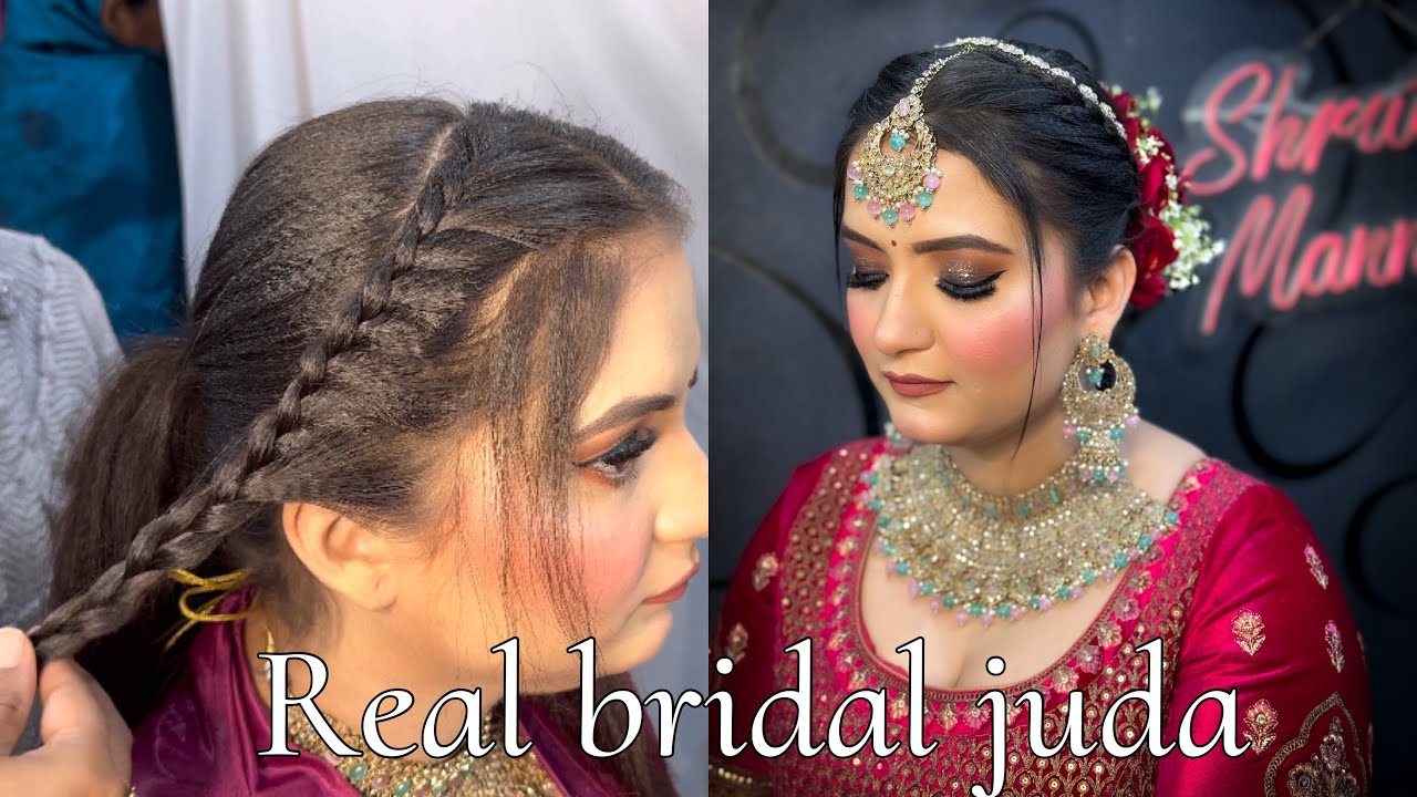 Amazing bridal hairstyles for beginners/ Easy one sided French braid hairstyle/ wedding hairstyles