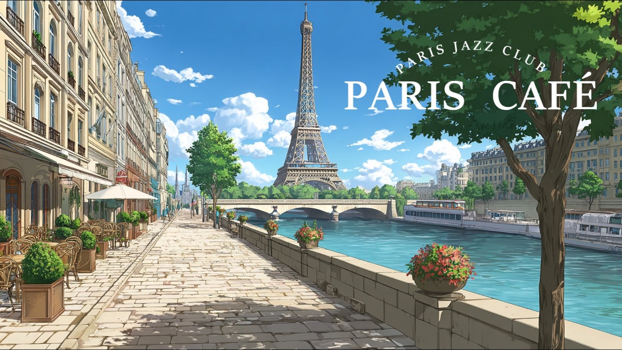 PARIS CAFE ☕ French Instrumental Jazz | Calm Music for Focus & Study