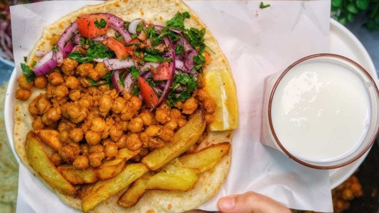 2 çeşit ekmeğinden salatasına GAZİANTEP in  en guzel sokak lezzeti NOHUT DÜRÜM tarifi