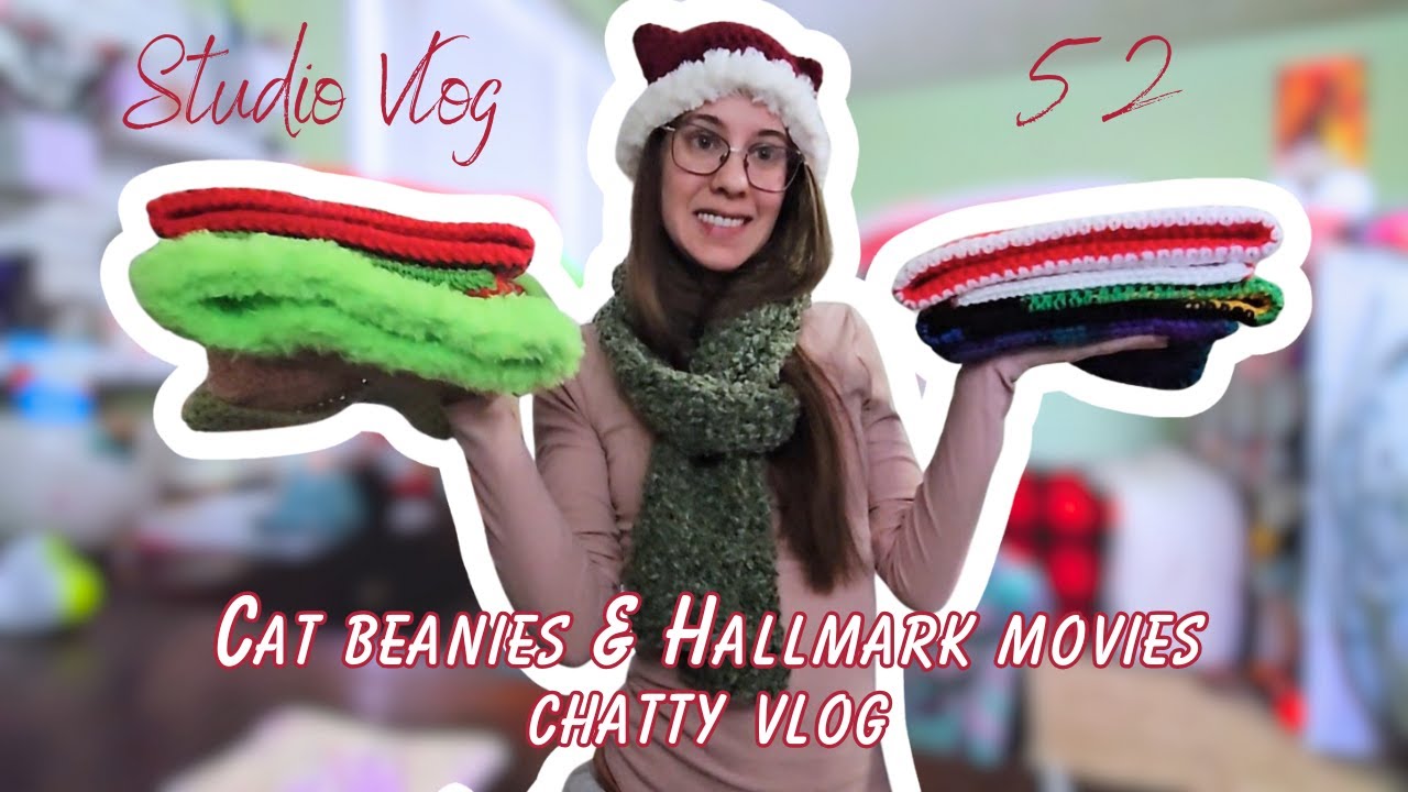 Видеоблог о шапочке Chatty Cat | Сезон фильмов Hallmark! | Studio Vlog 52