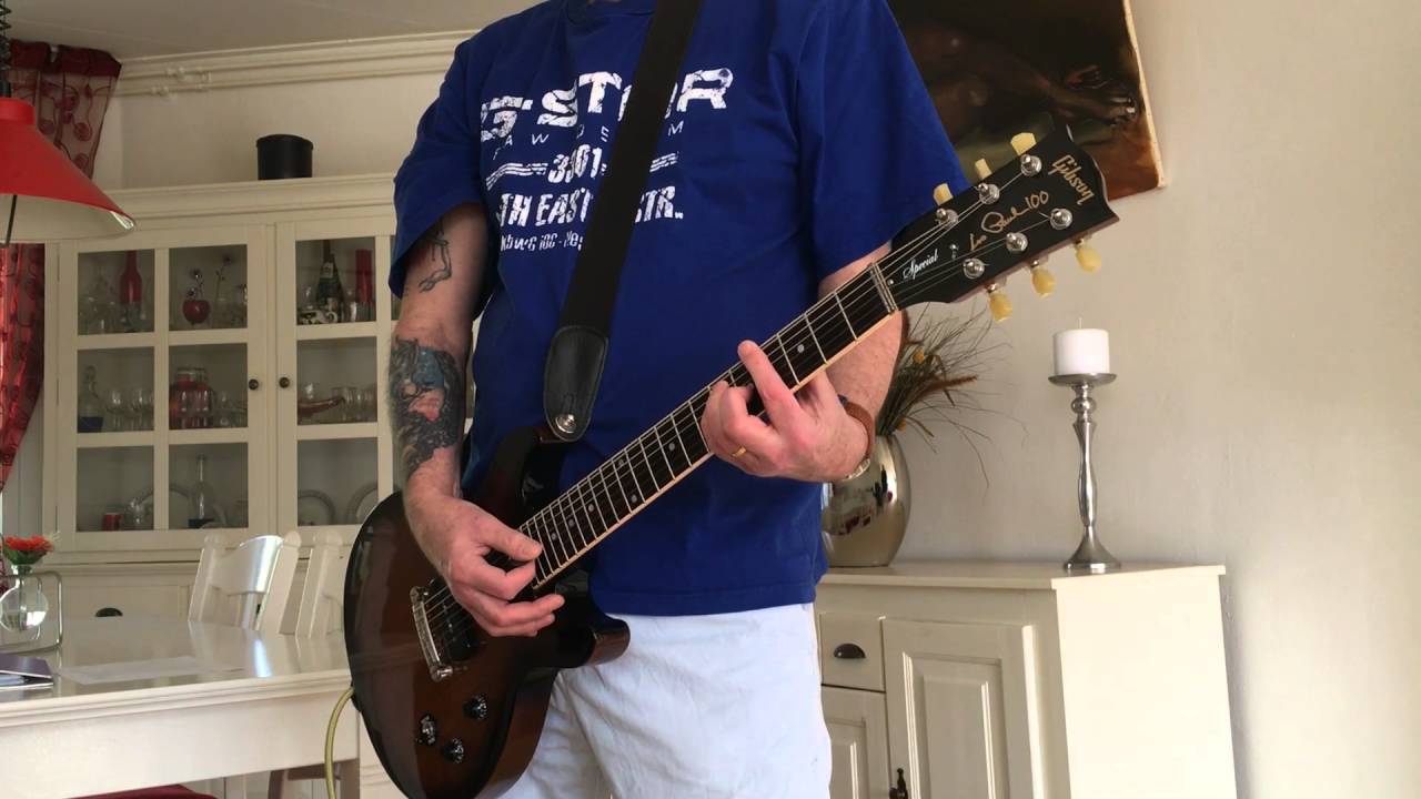RAMONES - The KKK Took My Baby Away (guitar cover remake)