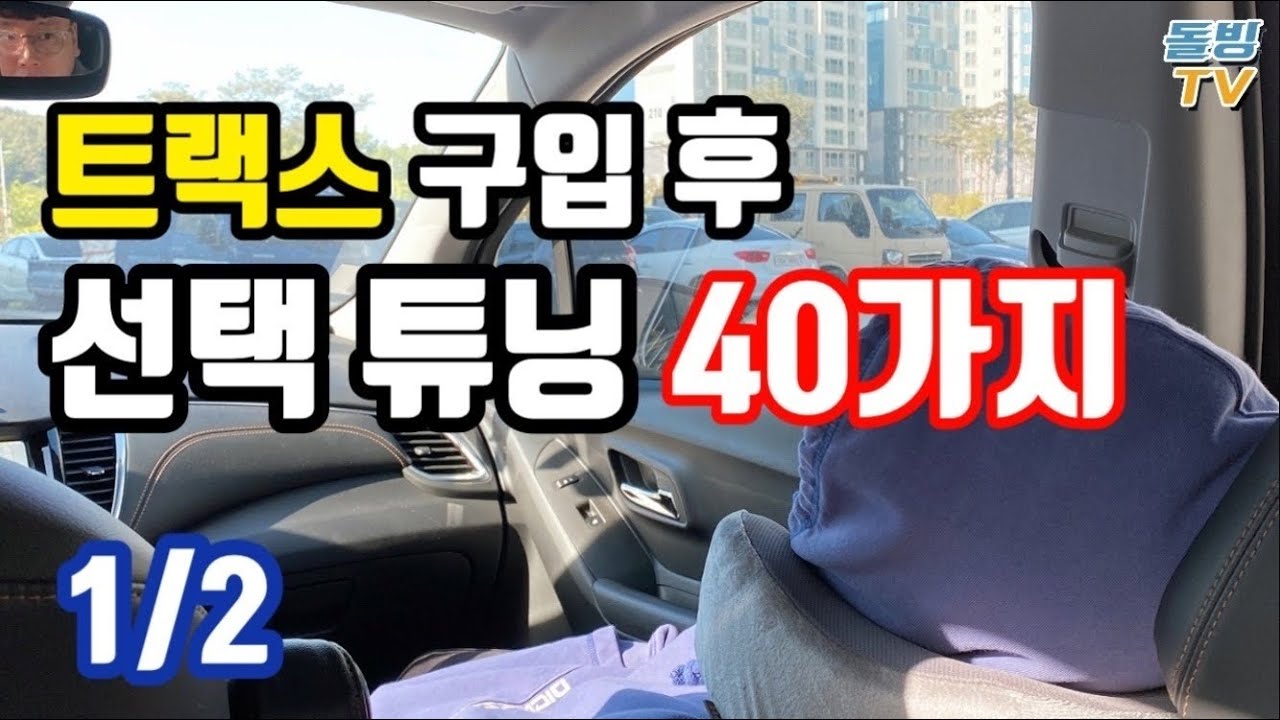 트랙스를 사고나서 하면 좋은 튜닝 40가지(1/2) [돌빙TV]