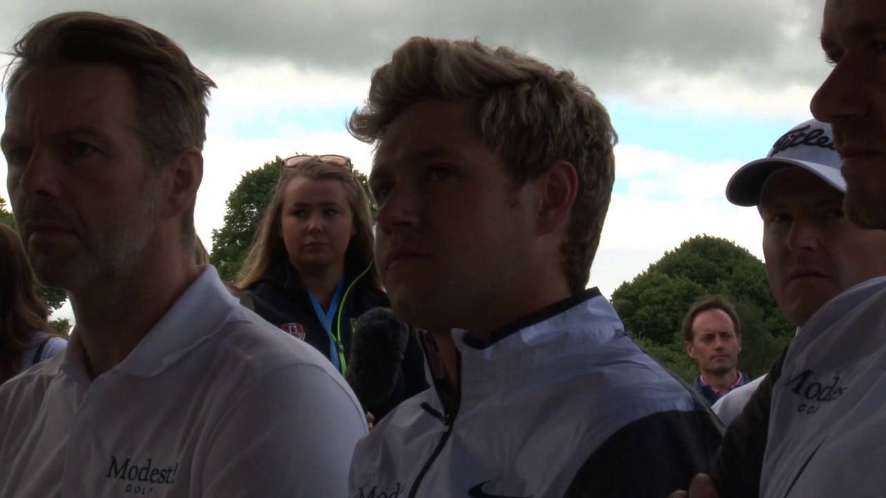 Screaming girls greet One Direction's Niall Horan at NI Golf Open