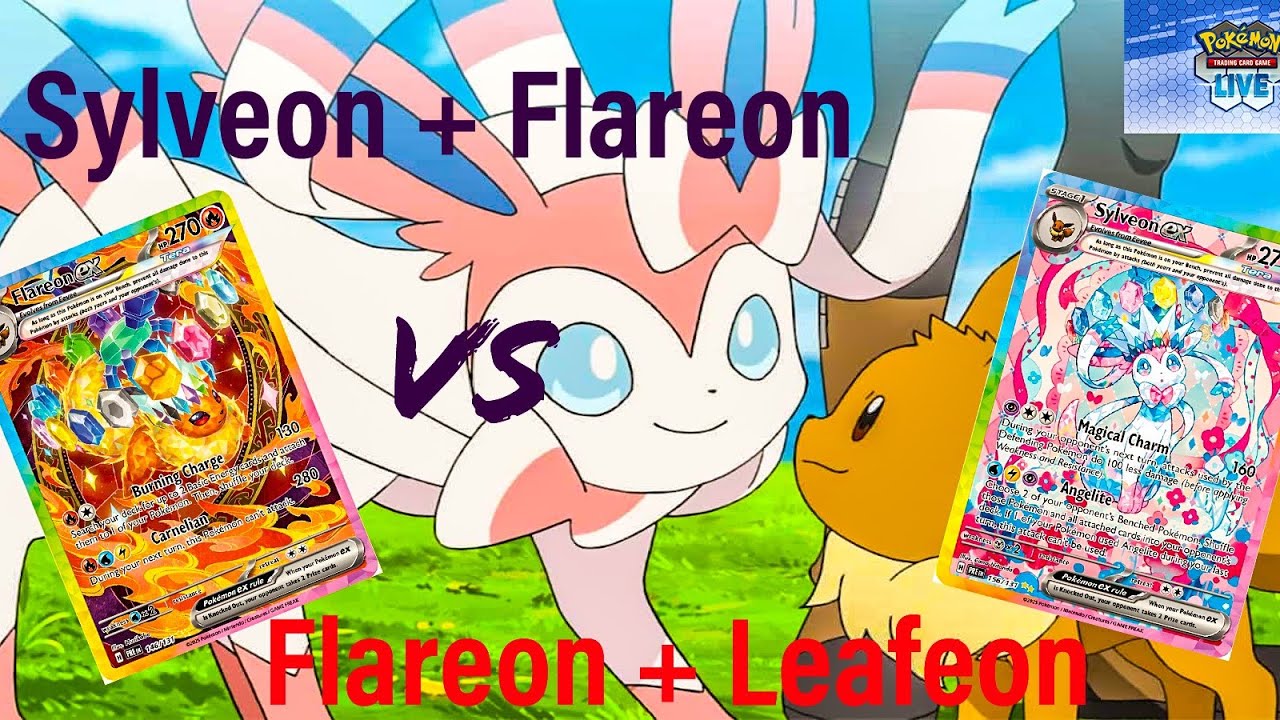 Sylveon/Flareon VS. Flareon/Leafeon - crazy finish, even through many missplays