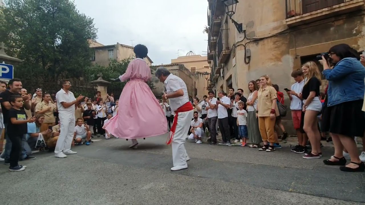 La Negrita ballant amb el Pedro 2019
