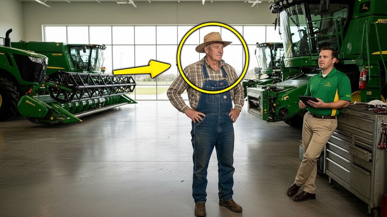 The Farmer Walked Into the Dealership: “I Want 5 Combines” — The Dealer Laughed Too Soon