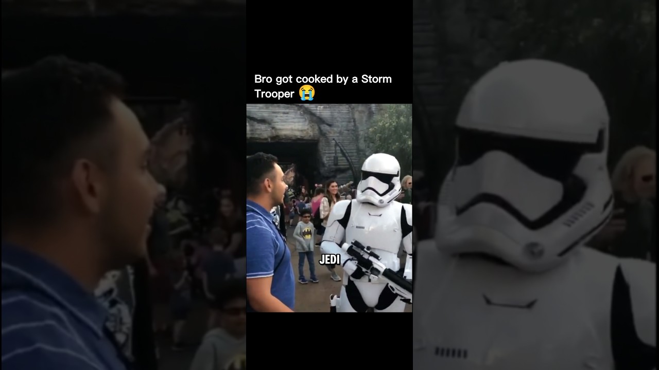 Stormtrooper didn't hold back! | Star Wars