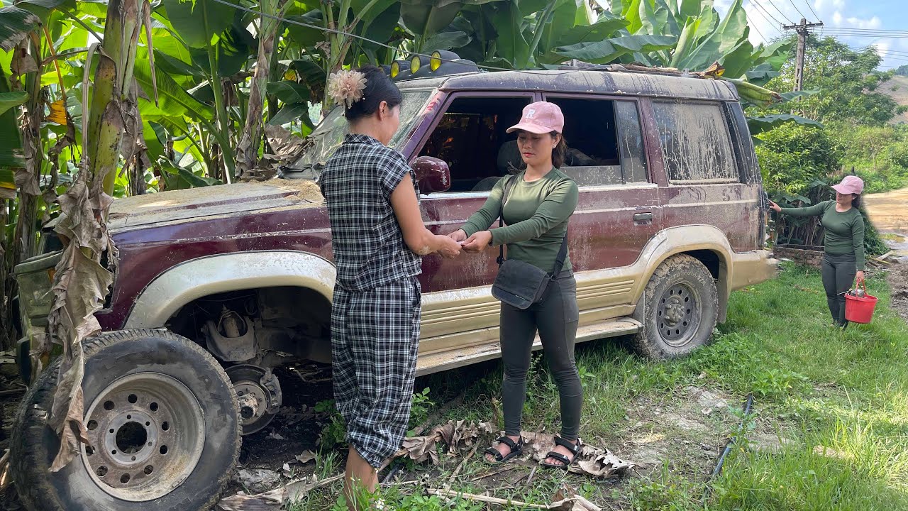 Challenge the girl to restore the 1990s Mekong classic car