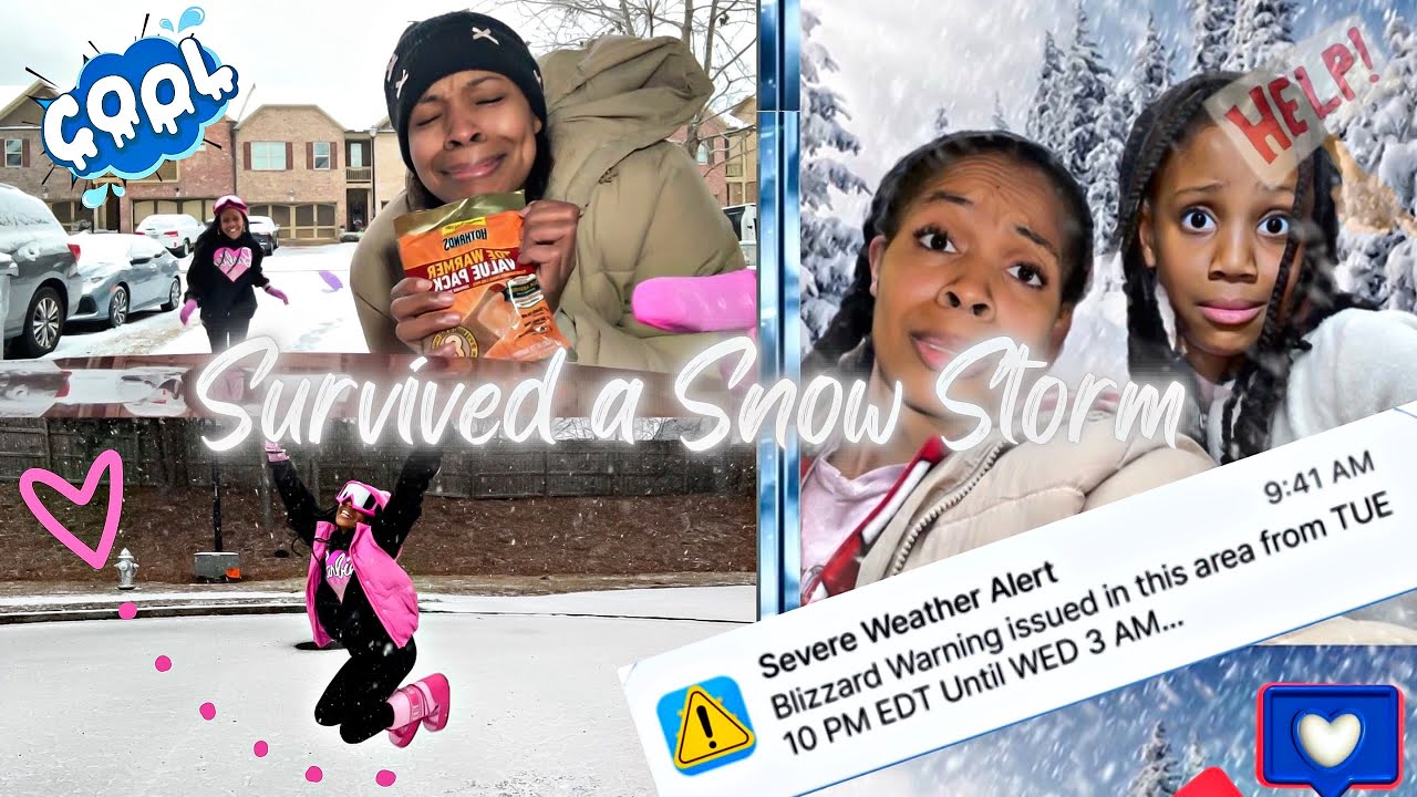 Surving a Snow Storm AGAIN! 😱 - The Ultimate Winter Adventure ❄️🥶