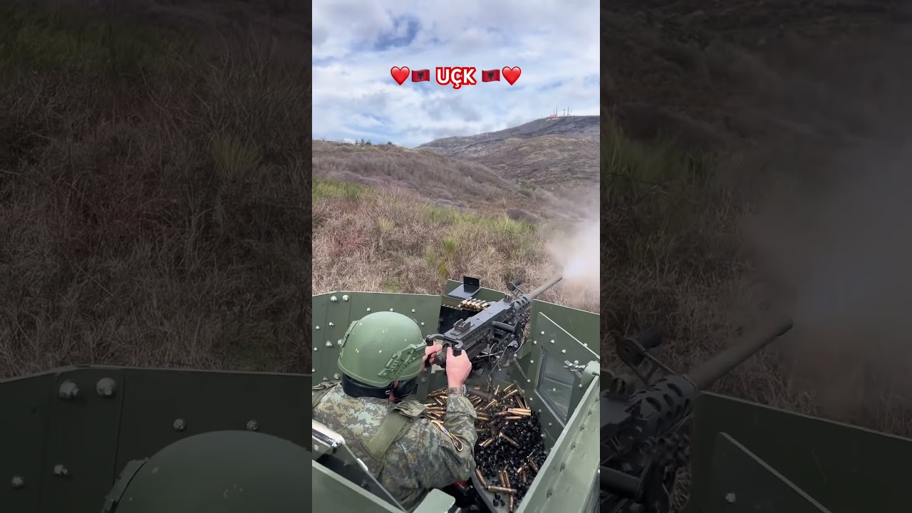 12.7 💣💥🇽🇰 #military #kosovo #automaticweapon #army #soldier #fsk #50bmg