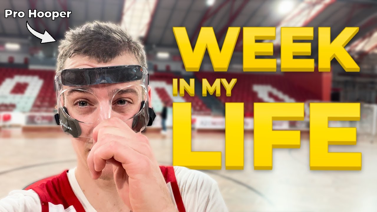 WEEK IN THE LIFE of a pro basketball player / practice, grocery shopping + a new mask? VLOG (part 2)