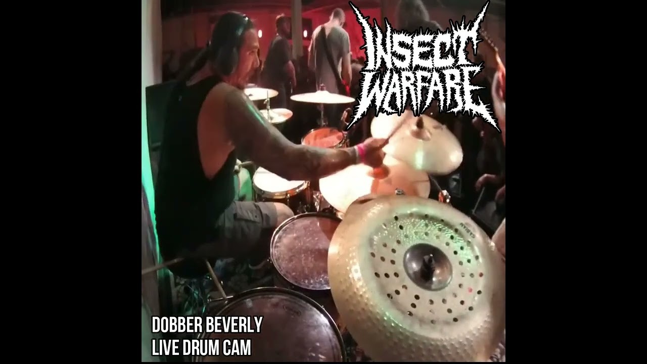Insect Warfare - Dobber Beverly Live Drum Cam