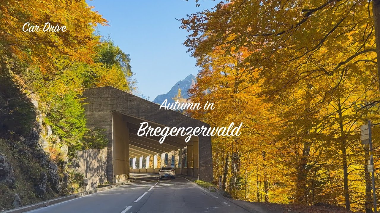 Autumn Drive in Bregenzerwald | from Au to Hochkrumbach (4K)