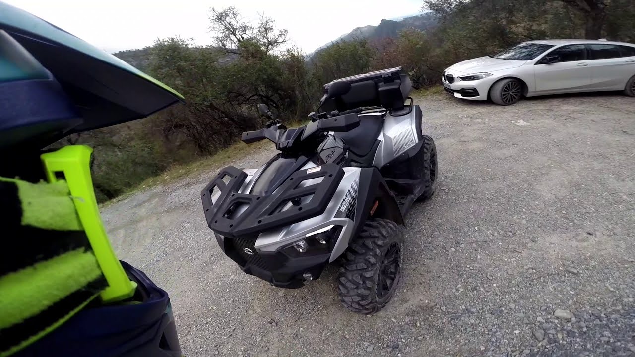 quad kymco mxu 700 ex ( promenade dans la vallée de la Roya )