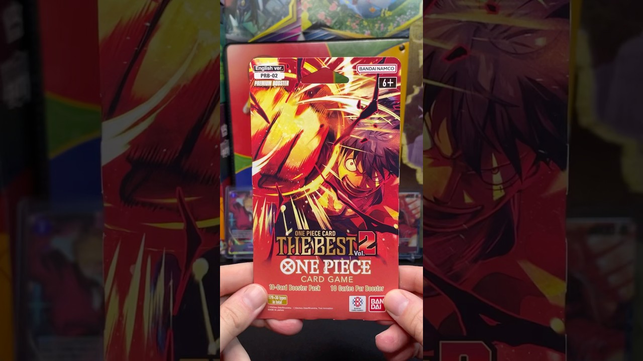 Opening a PRB-02 Sleeved Booster Pack! #onepiecetcg #onepiece #prb02 #shorts