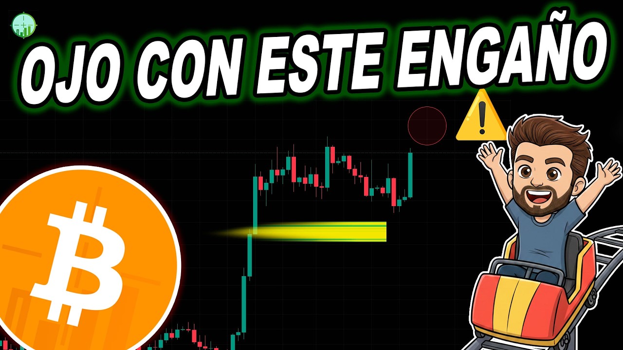📉&iexcl;OJO! Bitcoin sube pero se la va a jugar a la mayor&iacute;a, no caigas en la trampa y prepara tu plan