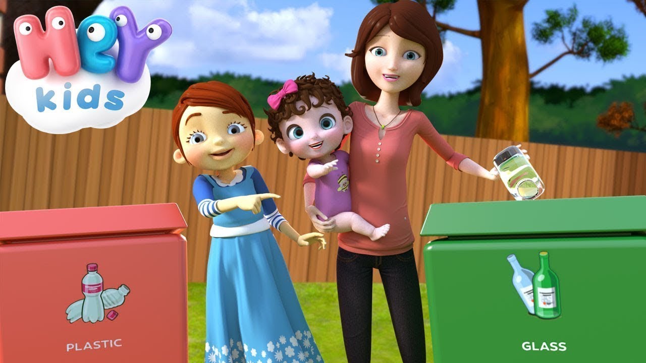 Песен За Рециклирането ♻️ Образователни детски песнички на български - HeyKids