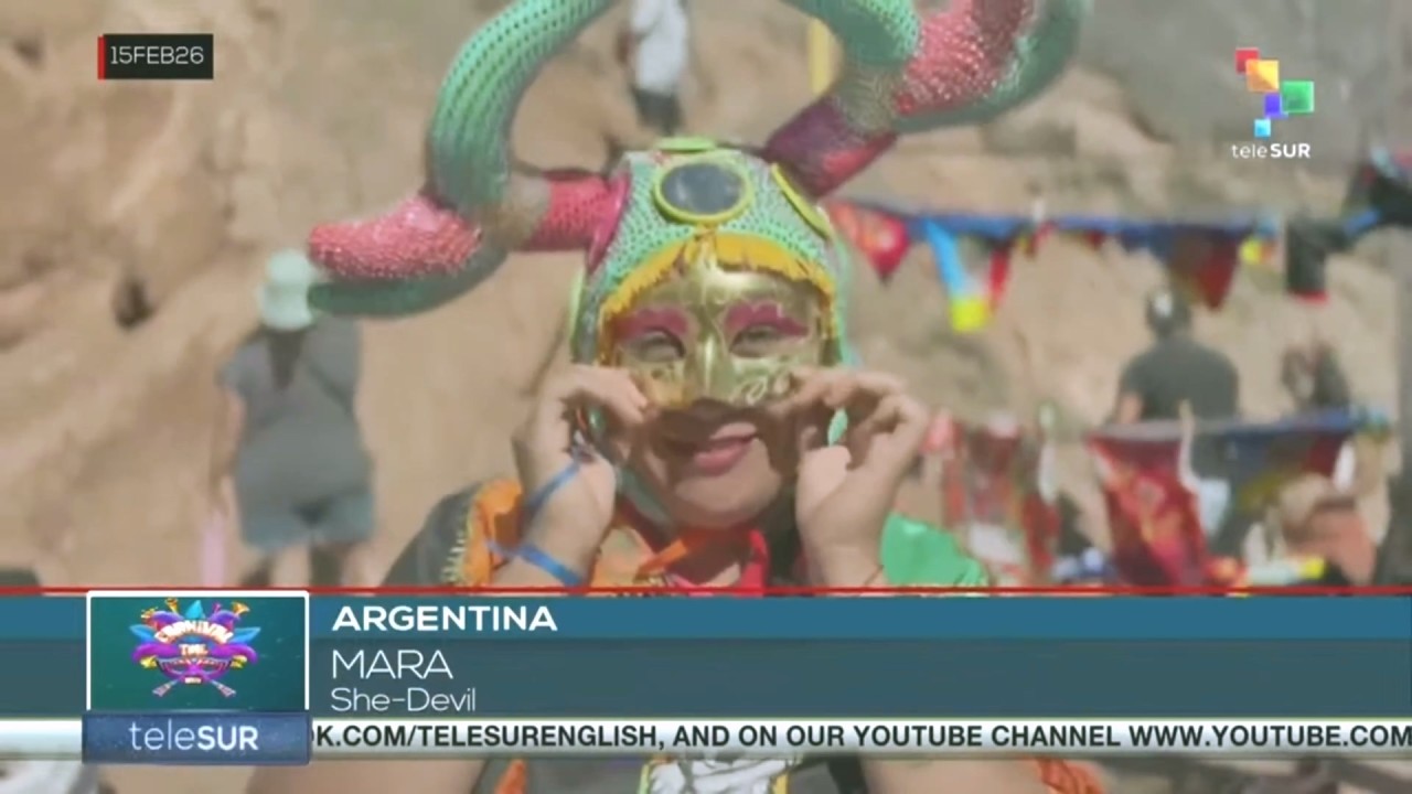 In Argentina, carnival continues in the Quebrada of Jujuy