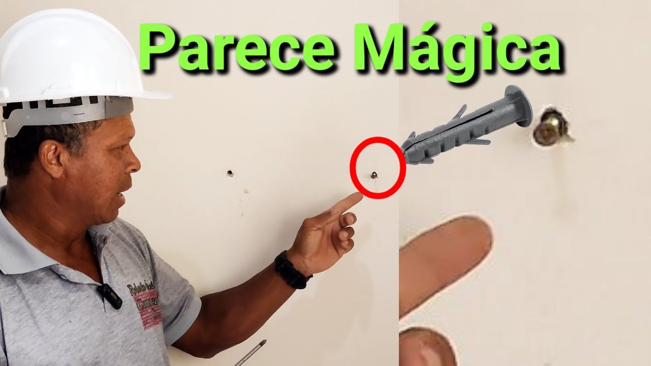 Fácil Tirar Bucha e Tapar Buraco 🕳️ na Parede