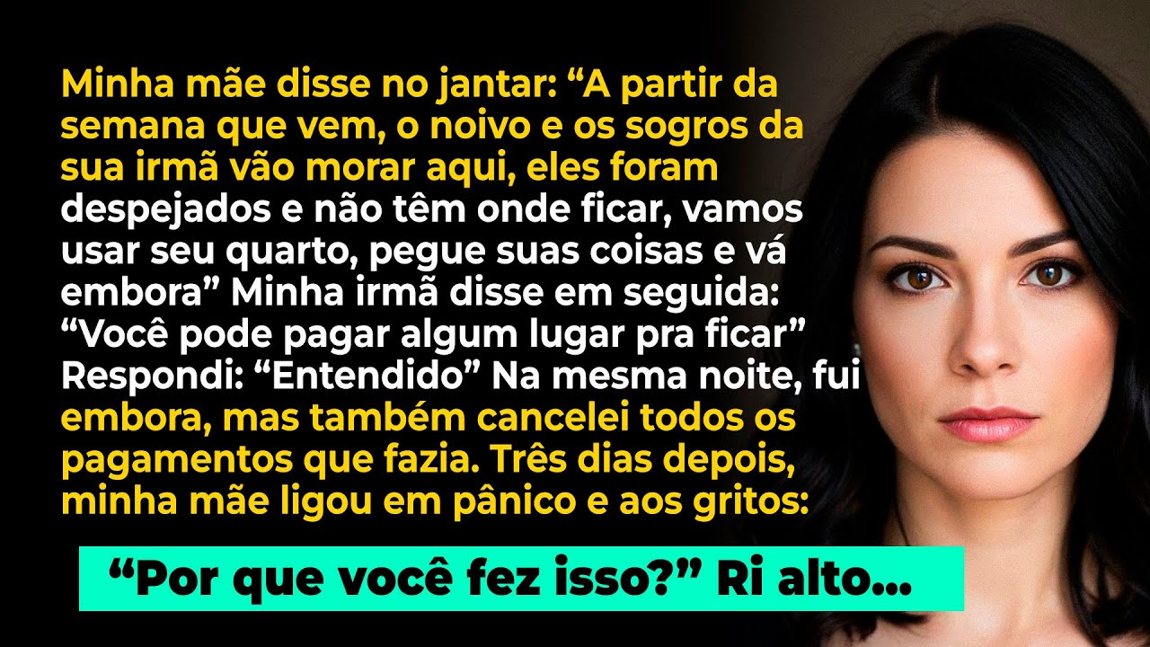 Minha mãe disse: 