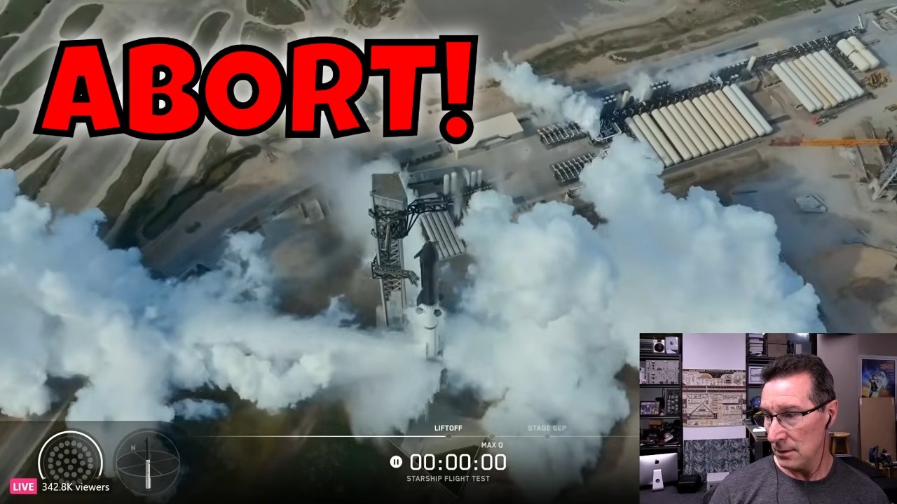 SpaceX Starship, полет 13: ОТМЕНА! (Сбой зажигания)
