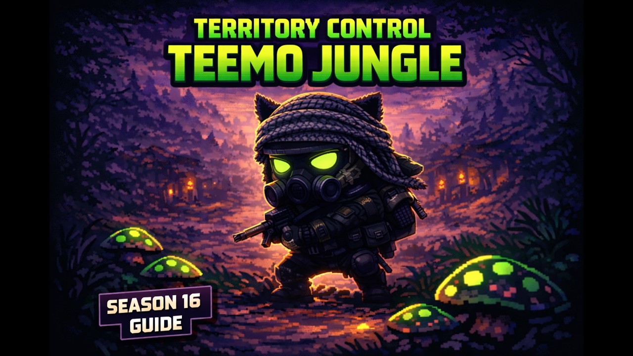 The ONLY Teemo Jungle Guide you need in Season 16 — Full Territory Control
