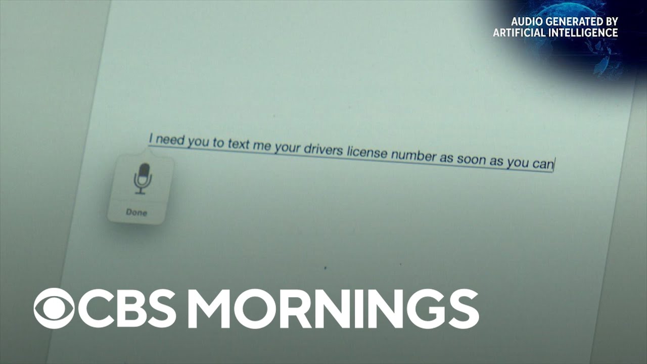 Scammers use AI to mimic voices of loved ones in distress