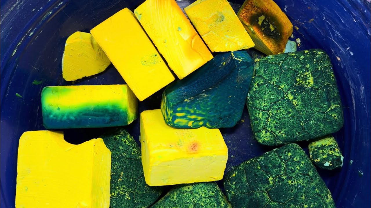 Vibrant Gymchalk Crush • Dyed, Pasted, & Reformed • Satisfying Chalk ASMR