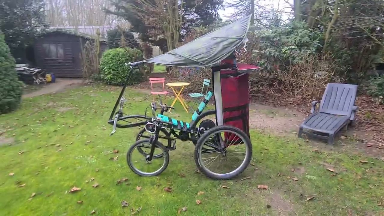 BICICLETA  CASERA ELECTRICA  DE 4 LLANTAS 