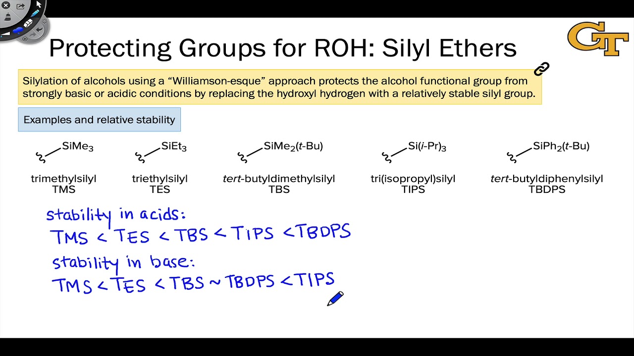 26.02 Silyl Ethers as Protecting Groups