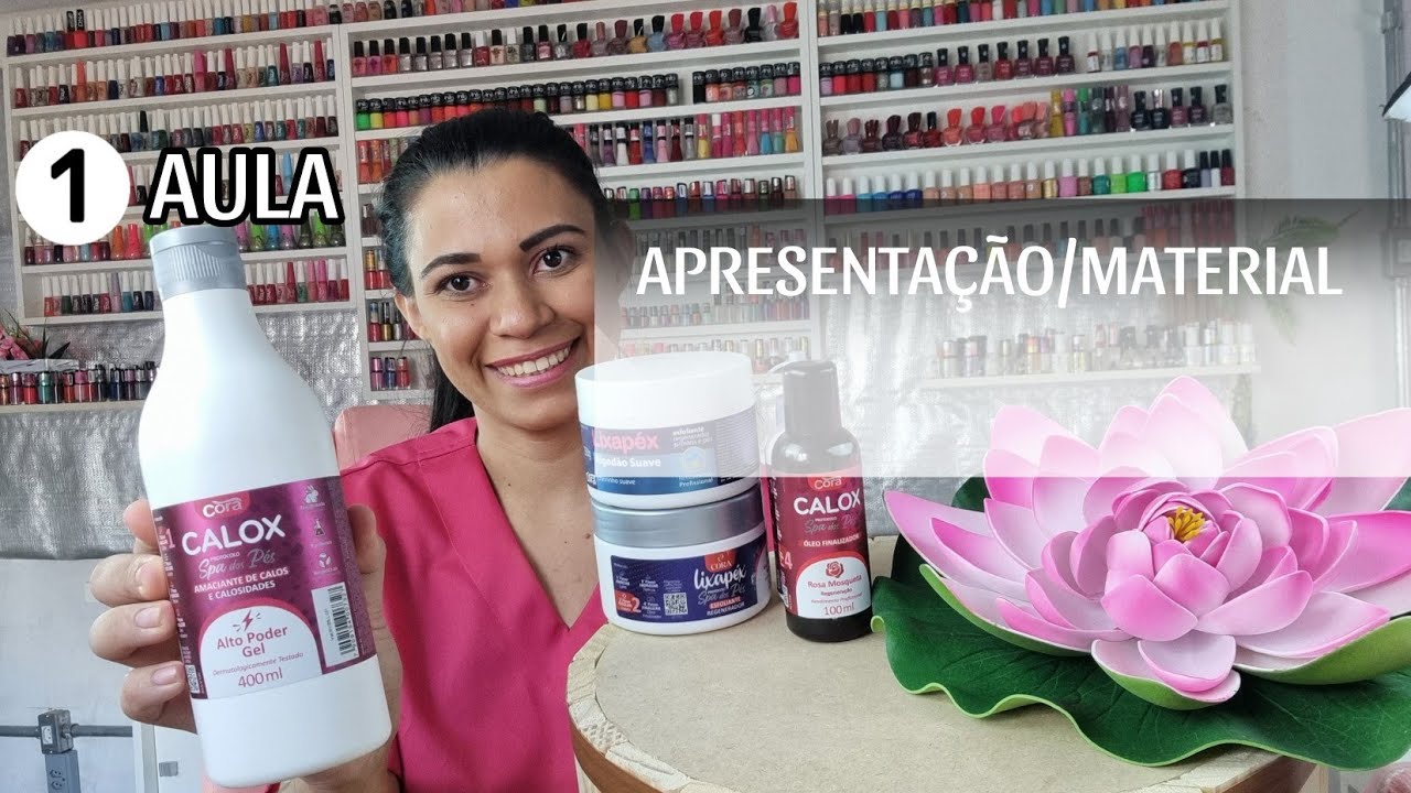 Spa dos pés,recuperador,remoção células mortas,calos e calosidades/curso com Wanessa Guedes Manicure