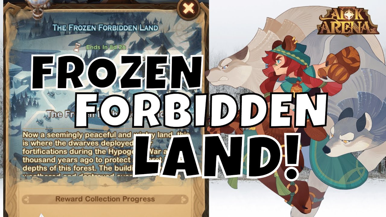 THE FROZEN FORBIDDEN LAND - FAST GUIDE - VOYAGE OF WONDERS! [FURRY HIPPO AFK ARENA]