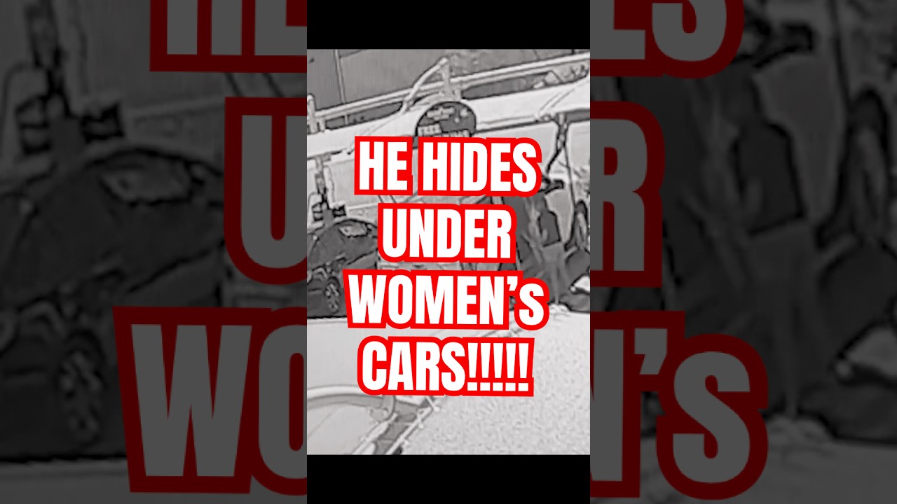 Creep with foot fetish arrested after hiding under women’s cars! 😱😱😱😱VIDEO