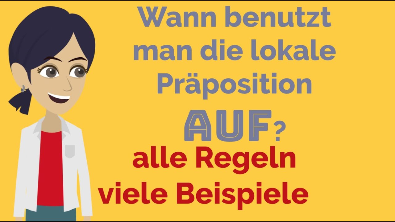 Deutsch lernen: die lokale Präposition 