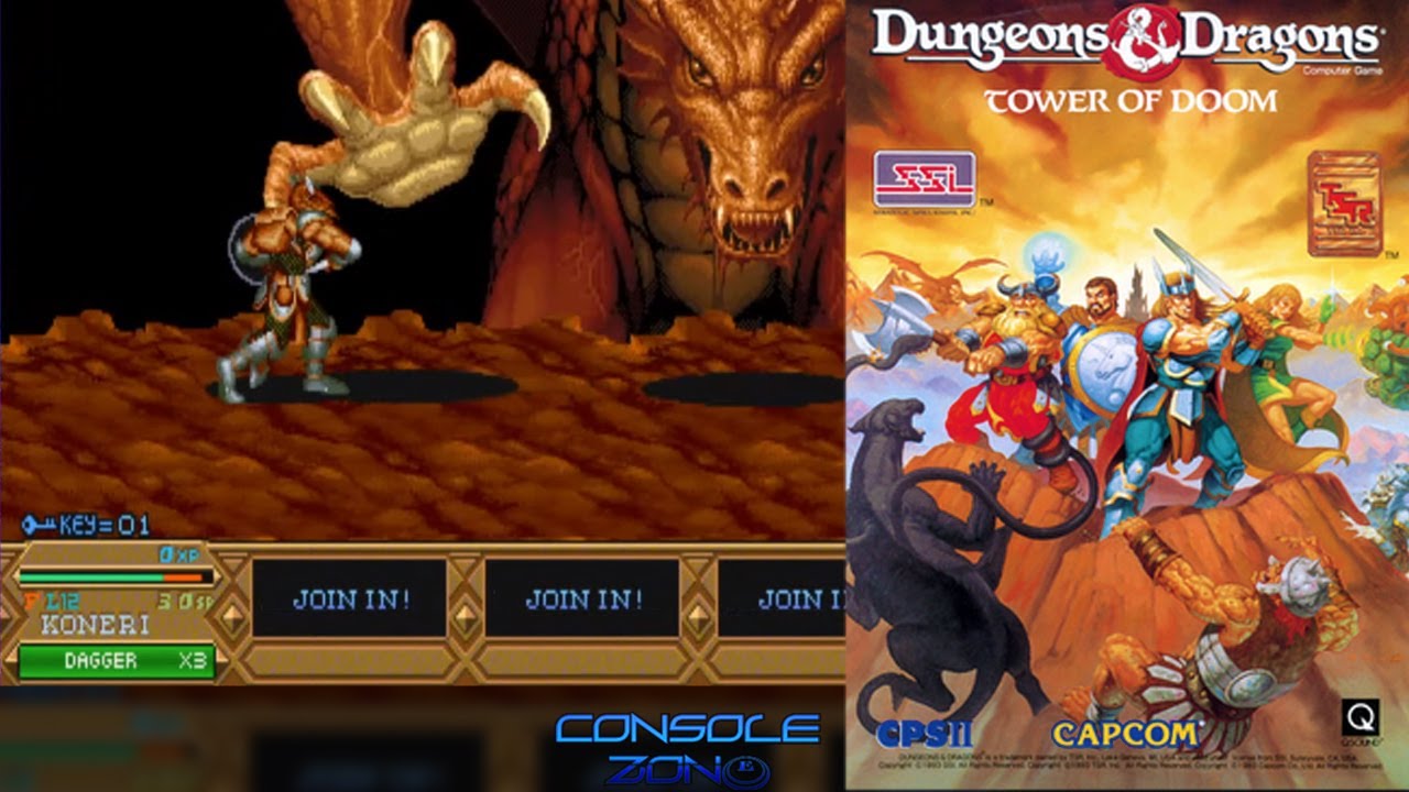 Dungeons & Dragons: Tower of Doom (MAME) - прохождение игры