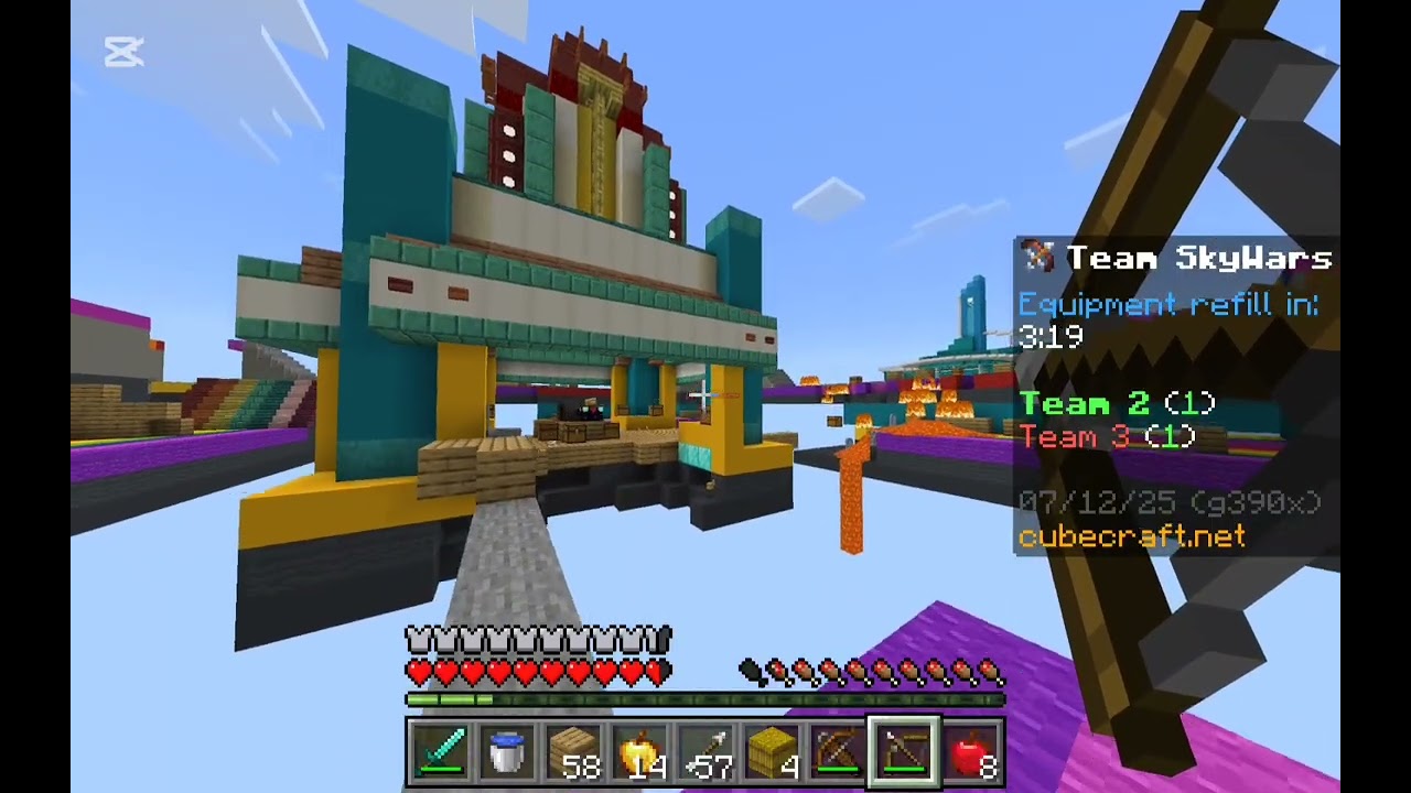 Agalarla Skywars #slyren2327 #minecraft #skywars  #gaming